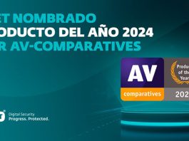 ESET fue elegido Producto del Año 2024 en AV-Comparatives
