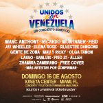 Estrellas de la música y el entretenimiento confirmadas para “UNIDOS POR VENEZUELA”