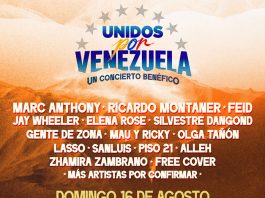 Estrellas de la música y el entretenimiento confirmadas para “UNIDOS POR VENEZUELA”