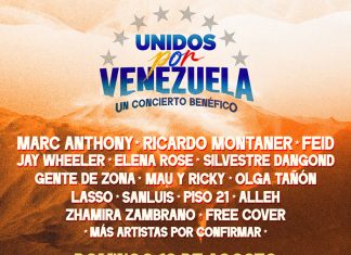 Estrellas de la música y el entretenimiento confirmadas para “UNIDOS POR VENEZUELA”