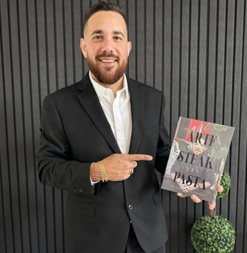 Mirio González sorprende con su libro “El Arte del Steak y la Pasta”