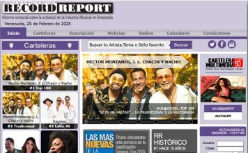 Hirvin Flores celebra con Héctor Montaner el primer lugar del Record Report con “Si tú me faltas”