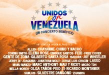 “UNIDOS POR VENEZUELA”, el concierto y teletón para apoyar la recuperación de Venezuela, anuncia la participación de más estrellas
